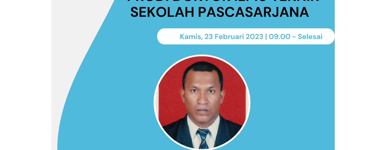 Ujian Disertasi Tertutup : Rizwan