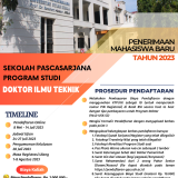 PENERIMAAN MAHASISWA BARU PASCASARJANA TAHUN 2023